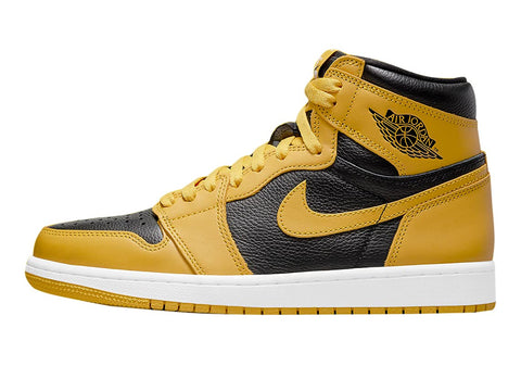 Jordan Youth Air 1 GS 575441 701 1 Pollen - Size 5Y White/Orange/Black