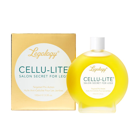 Legology Cellu-Lite Oil - Premium Anti-Cellulite Oil for Legs with Stimulating Aromatherapy Oils & Lymphology Complex - 100ml