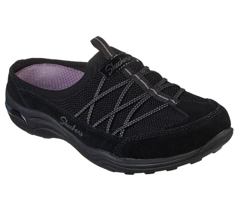 Skechers Women's Relaxed Fit: Arch Fit Commute - Chosen Road Slip-On Mule, Black - 9.5 M US