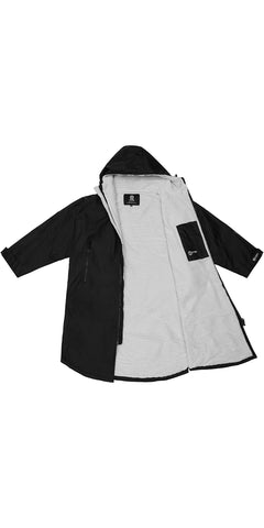 Nyord PrimaloftÃƒÆ’Ã†â€™Ãƒâ€ Ã¢â‚¬â„¢ÃƒÆ’Ã‚Â¢ÃƒÂ¢Ã¢â‚¬Å¡Ã‚Â¬Ãƒâ€¦Ã‚Â¡ÃƒÆ’Ã†â€™ÃƒÂ¢Ã¢â€šÂ¬Ã…Â¡ÃƒÆ’Ã¢â‚¬Å¡Ãƒâ€šÃ‚Â® Outdoor Changing Robe - Black Grey - Lightweight Breathable Waterproof Sprayproof - Unisex