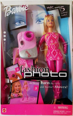 Barbie Fashion Photo Doll - Turn Lens Moves! (2001)