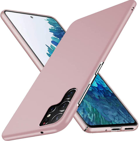 ATISIJIE Compatible with Samsung Galaxy S23 Ultra Case Original, Anti-Scratch Slim Ultra Slim Hard Cover Fit Flexible Phone Case for Samsung Galaxy S23 Ultra Rose Gold