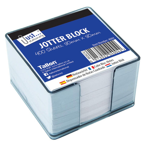 Just Stationery 400 Sheet Jotter Block in