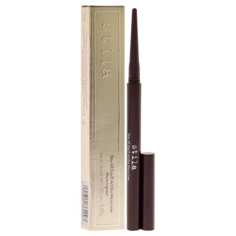 stila Women's Stay All Day Artistix Micro Liner, Matte Dark Brown, 1 Count