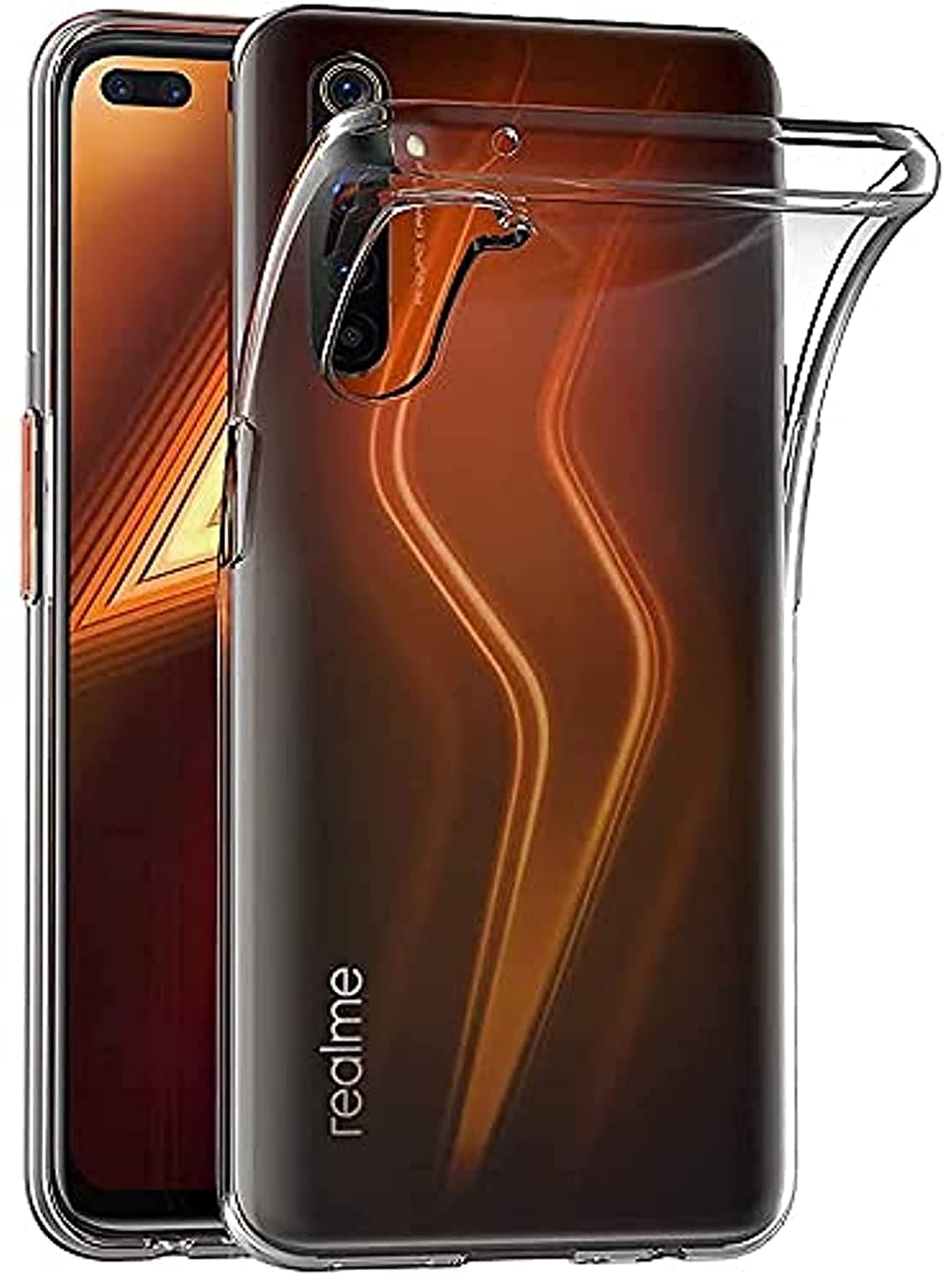 MaiJin Case for Oppo Realme 6 Pro (6.6 inch) Soft TPU Rubber Gel Bumper Transparent Back Cover