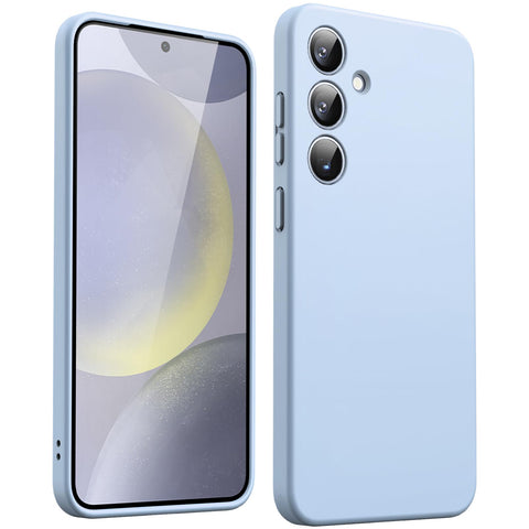 JETech Slim Fit Case for Samsung Galaxy S24 5G, Camera Lens Full Protection, Soft TPU Thin Protective Phone Cover with Matte Finish, Shockproof (Sapphire Blue)