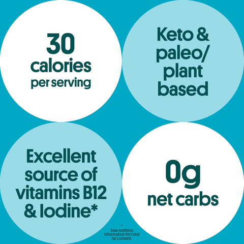 gimMe - Sea Salt - 0.35 Oz (Pack of 12) Sharing Size - Organic Roasted Seaweed Sheets - Keto, Vegan, Gluten Free - Great Source of Iodine & Omega 3ÃƒÂ¢Ã¢â€šÂ¬Ã¢â€žÂ¢s - Healthy On-The-Go Snack for Kids & Adults