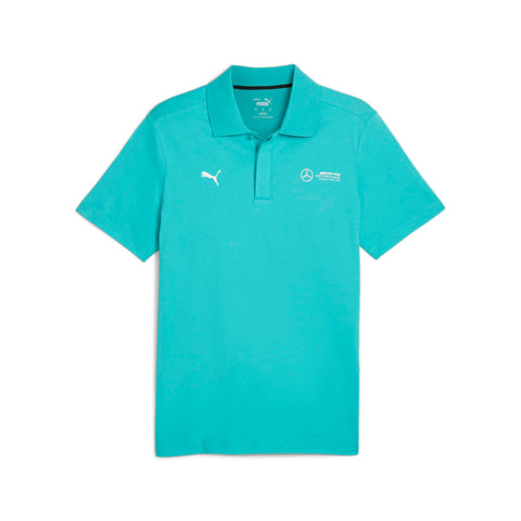 PUMA Men's Standard Mercedes-AMG Petronas Formula 1 ESS Polo, Sheen Green, M
