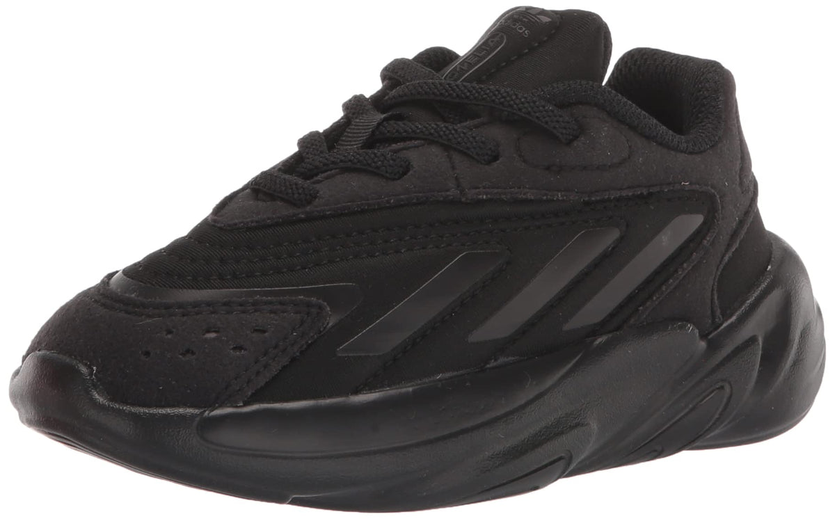 adidas Kids Ozelia Sneaker, Black/Black/Black, 4 US Unisex Toddler