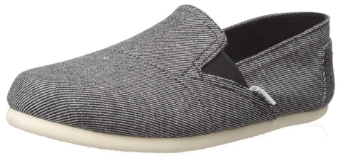 TOMS Redondo Loafer Flat, Black Twill Chambray, 7