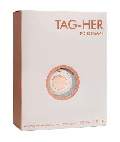 Armaf Tag Her By Eau De Parfum Spray, Clear, oriental floral, 3.4 Ounce