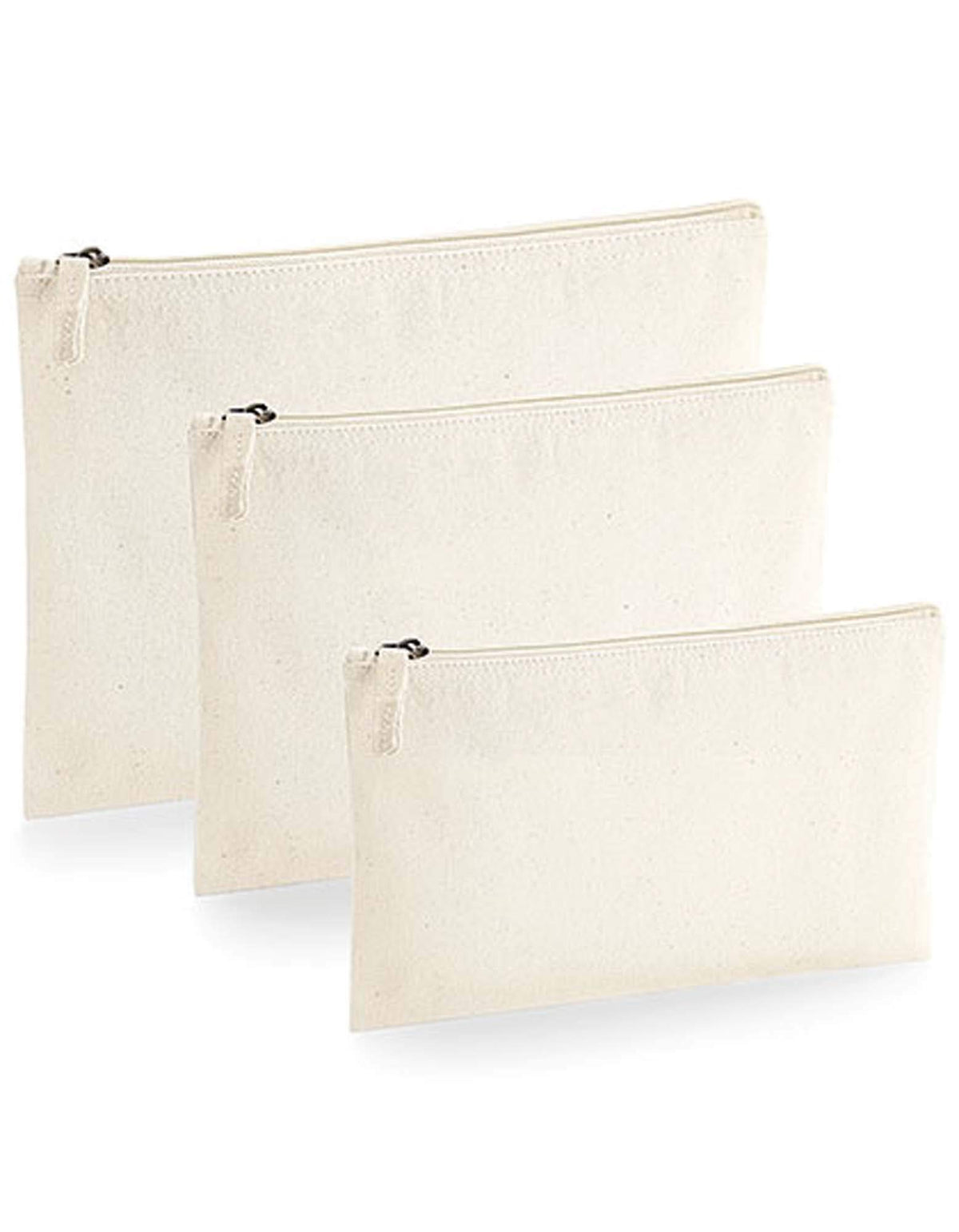 Westford Mill W830 EarthAware™ Organic Accessory Pouch - Eco-Friendly, Natural Fiber, Stylish Pouch, Sustainable Carryall - Size S