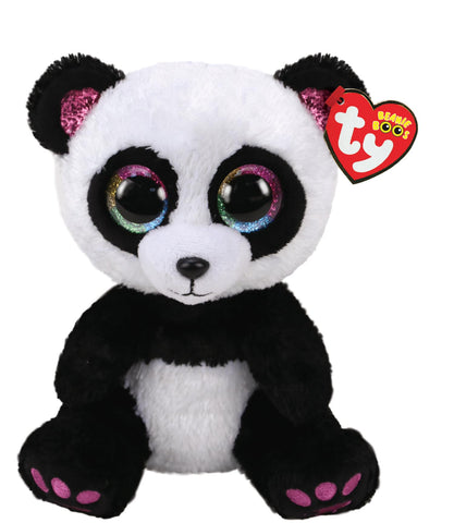 ty UK Ltd 2005089 Paris Panda W/Horn - Boo Med Plush Animal, Multicolor, 24cm