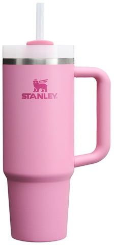 Stanley Quencher FlowState H2.0 Stainless Steel Vacuum Insulated Tumbler with Lid and Straw for Water, Iced Tea or Coffee, Smoothies and More, Peony, 850.5 g