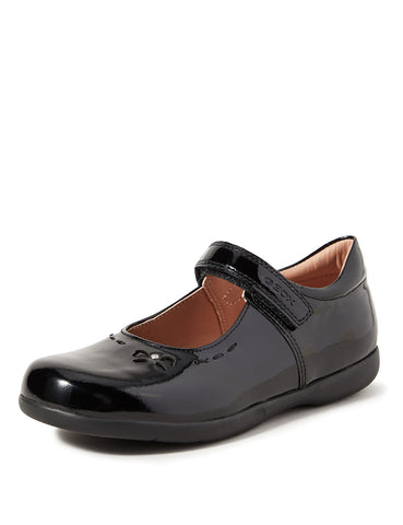 Geox Girl's Naimara 2 (Toddler/Little Kid/Big Kid) Black 35 (US 3.5 Big Kid) M