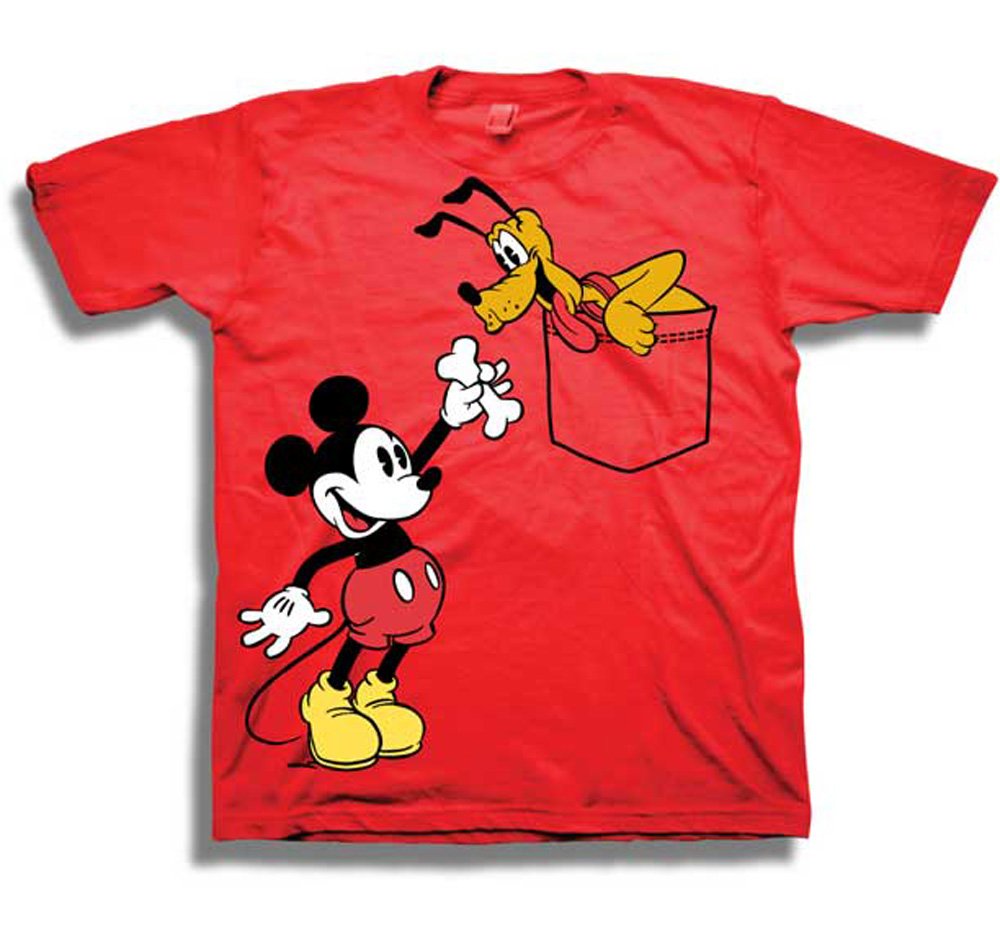 Mickey Mouse Little Boys' T-Shirt, Red, 2T
