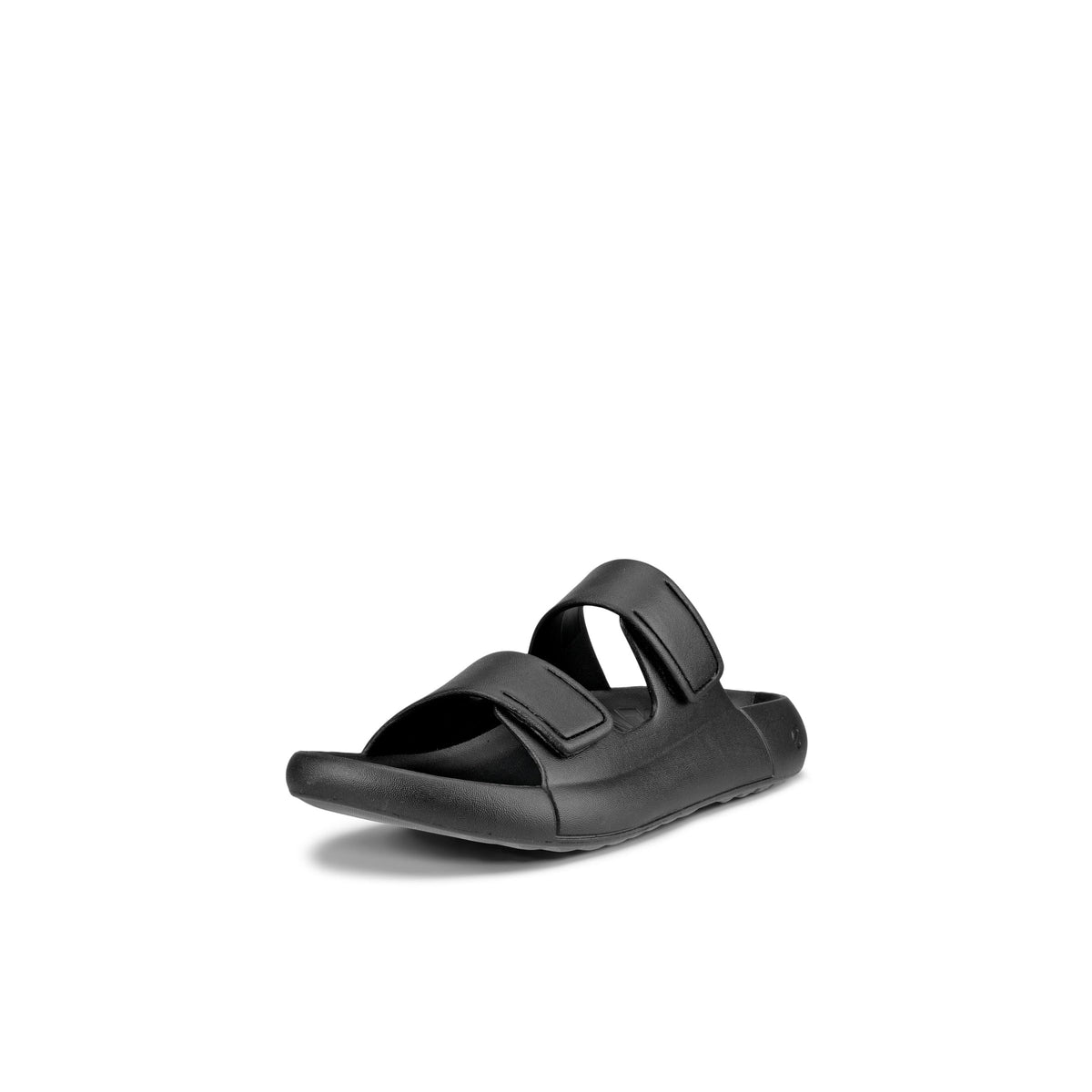 ECCO Unisex Cozmo Two Band EVA Slide Sandal, Black, 1-1.5 US Men