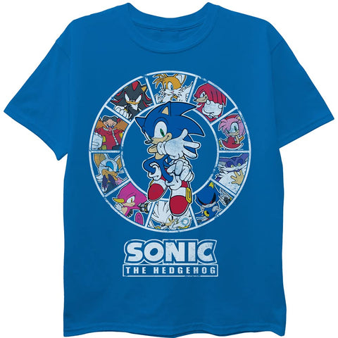 Sega Boys' Little Short Sleeve Tee, Royal, 4