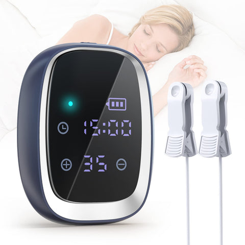 KTS Sleep Aid Device for Insomnia, CES 2.0 New Model, Cranial Electrotherapy Stimulation for Anxiety, Depression and Headache, Rechargeable Sleep Support Machine for Fast Asleep