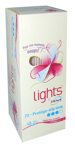 Tena - Tena Lights Sensitive Long Panty Liners - 20 Pieces