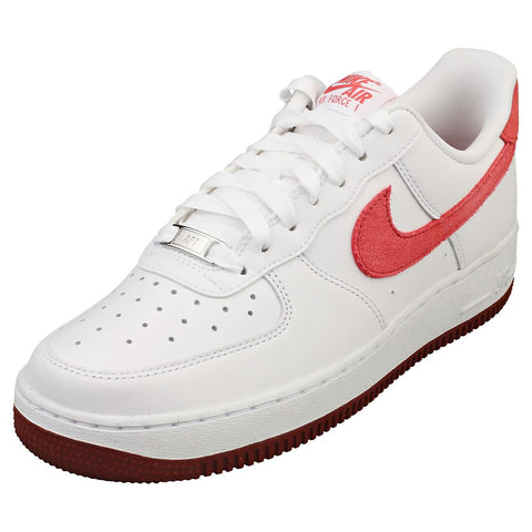 NIKE Men's Sneaker, White Adobe Team Red Dragon Red, 9