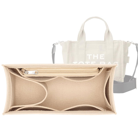 Lckaey purse organizer insert for marc jacobs insert for medium tote insert 2042beige-S