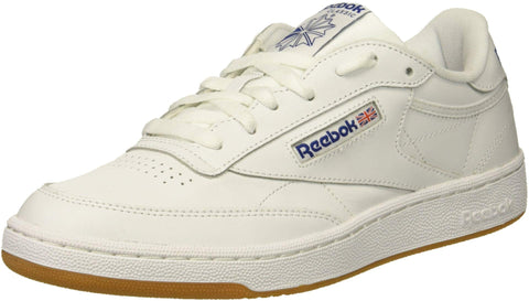 Reebok mens Club C 85,Int-white/Royal-gum,4.5
