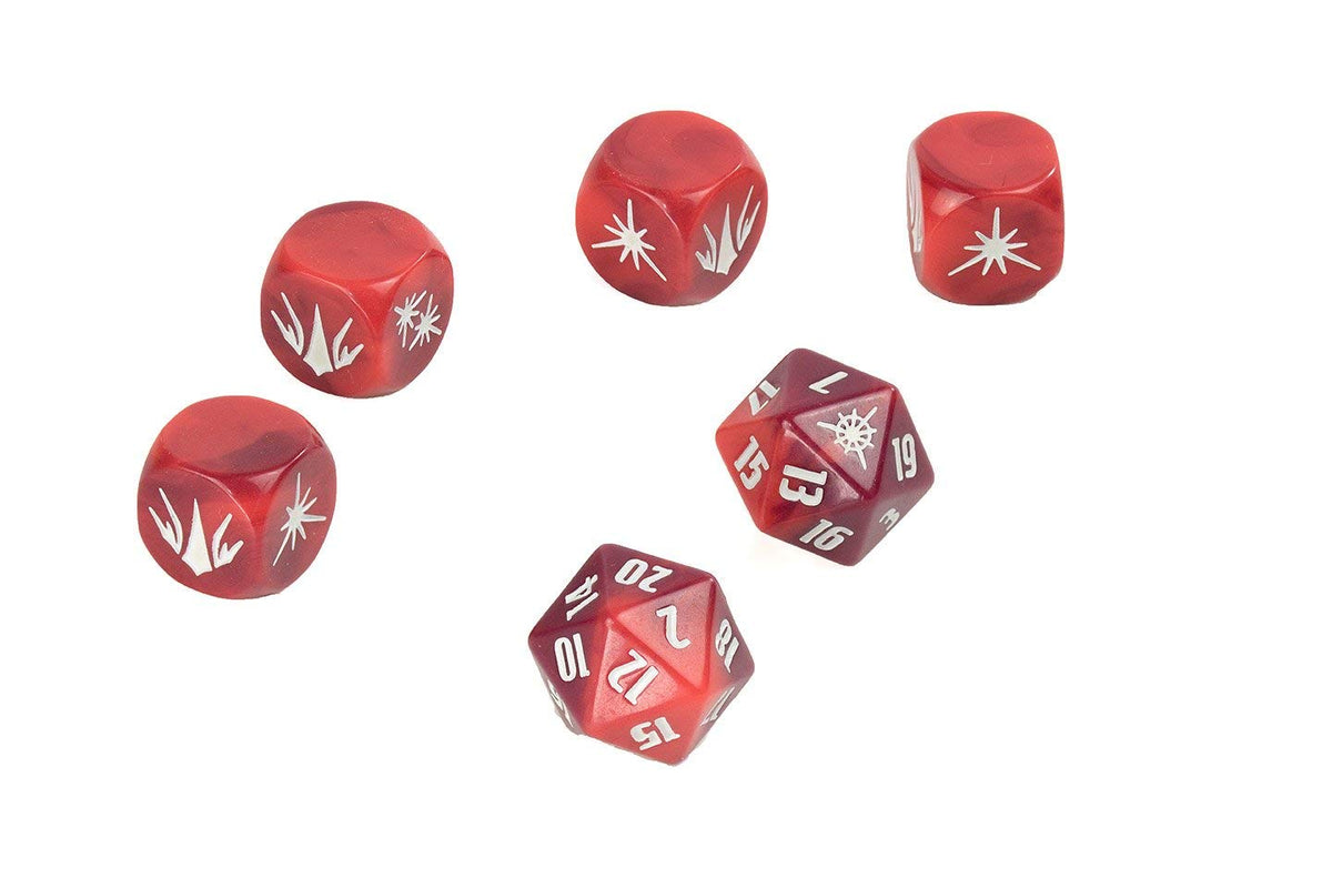 Modiphius John Carter of Mars: Zodanga Dice Set (Set of 6 Custom Dice)