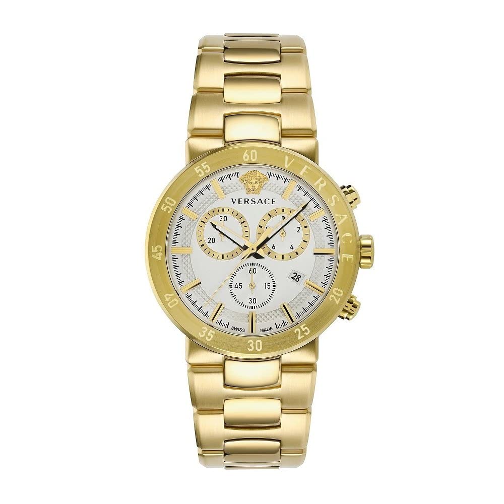 Versace Men's Watch Chronograph Urban Mystique 43 mm VEPY008 20, Bracelet