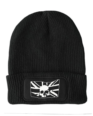 FatCuckoo - Conflict Skull Punk Rock Unisex Winter Thinsulate Beanie Hat Black