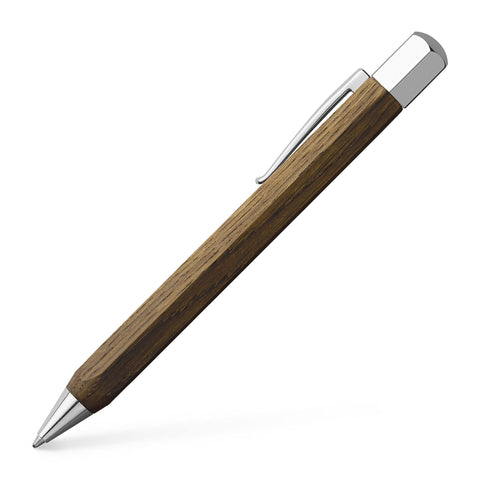 Faber Castell 147508 Ballpoint Pen, Oil-based, Ondo, Wood