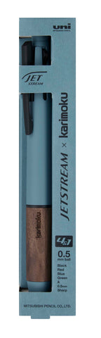???? Mitsubishi Pencil MSXE5KF05.71 Multifunction Pen Jet Stream Karimoku 4&1 0.5 Steel Blue