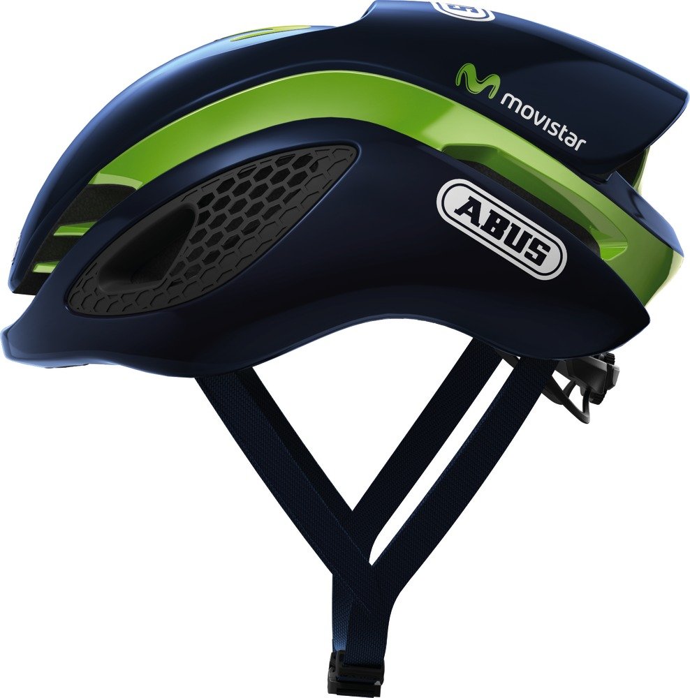 Abus bicycle helmet GameChanger aero helmet, Movistar Team, S, 77588-8