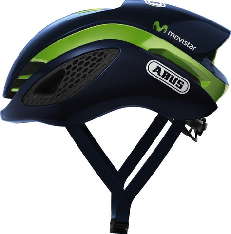 Abus bicycle helmet GameChanger aero helmet, Movistar Team, S, 77588-8