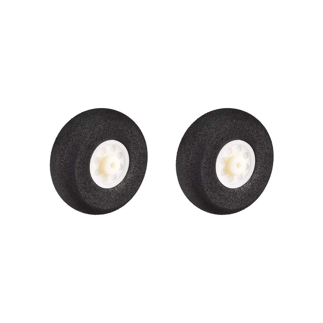 uxcell RC Airplane Wheels - 2PCS RC Airplane Aircraft Sponge Wheels 1.5 Inch x 0.08 Inch