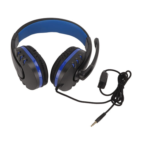 Computer Headset, 3.5mm Noise Filtering Adjustable Volume Gaming Headset Retractable Padded Headband Soft Ear Cups for School