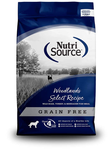 Nutrisource Grain Free Woodlands Select Beef & Trout For Dogs, 5-Pound