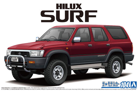 Aoshima Toyota VZN130G Hilux Surt SSR-X Wide Body ÃƒÂ¢Ã¢â€šÂ¬Ã¢â€žÂ¢91 1:24 Scale Model Kit