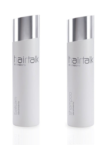 Hairtalk Arcos care set, shampoo, 250 ml, with balm, 250 ml extensions, hair extensions, bondings