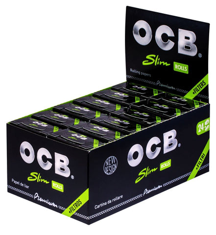 OCB Cigarette Papers, Cellulose, Black, 16 x 10 x 7 cm