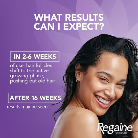 Regaine for Women Regular Strength Scalp Solution (1x 60ml bottle), Hair Regrowth Treatment for Hereditary Hair Loss, Female Hair Loss Solution with 2% Minoxidil