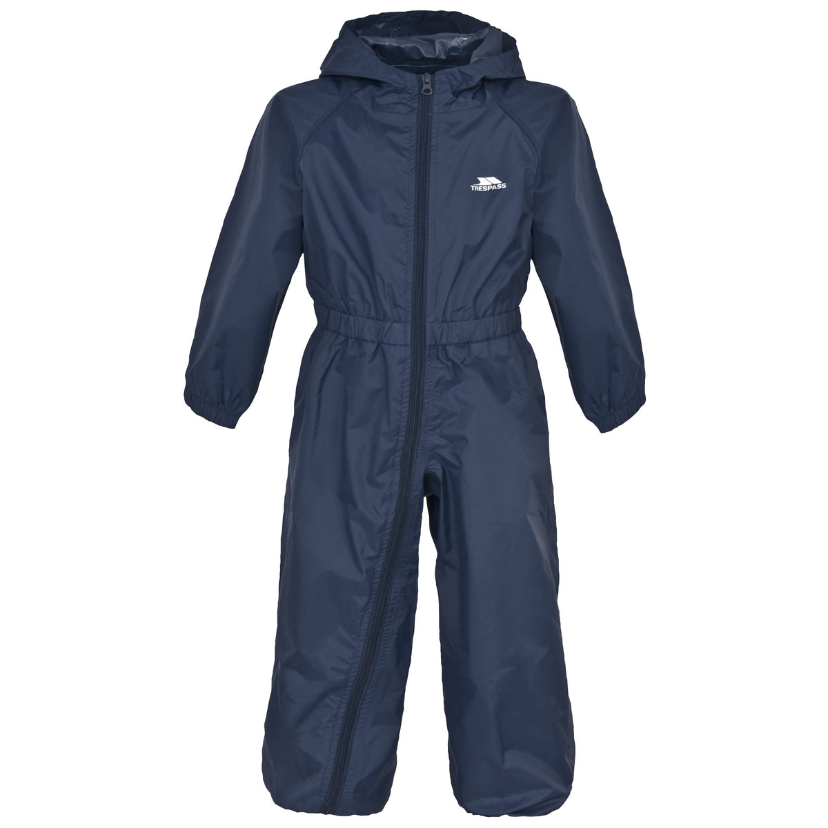 Trespass Boy's Button Rain Suit, Navy, 5-6 Years UK