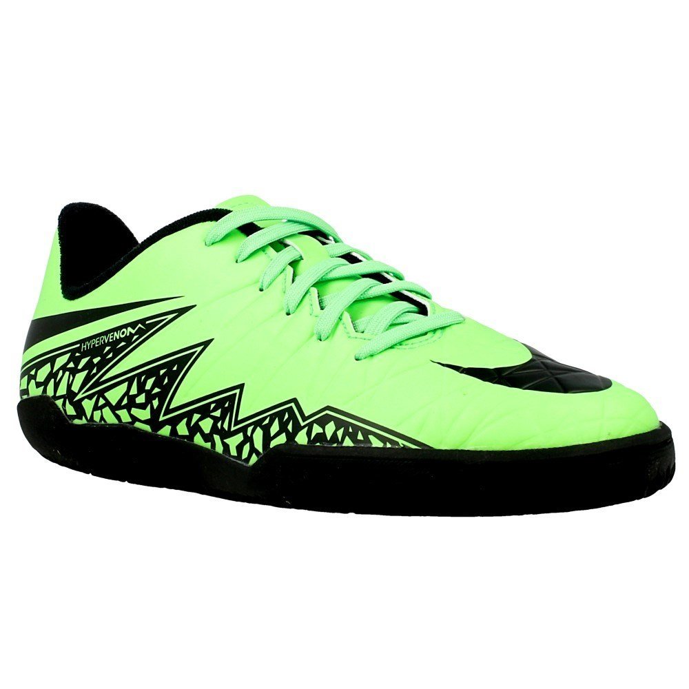 Nike Youth Hypervenom Phelon II Indoor (Green Strike/Black) (11.5C)