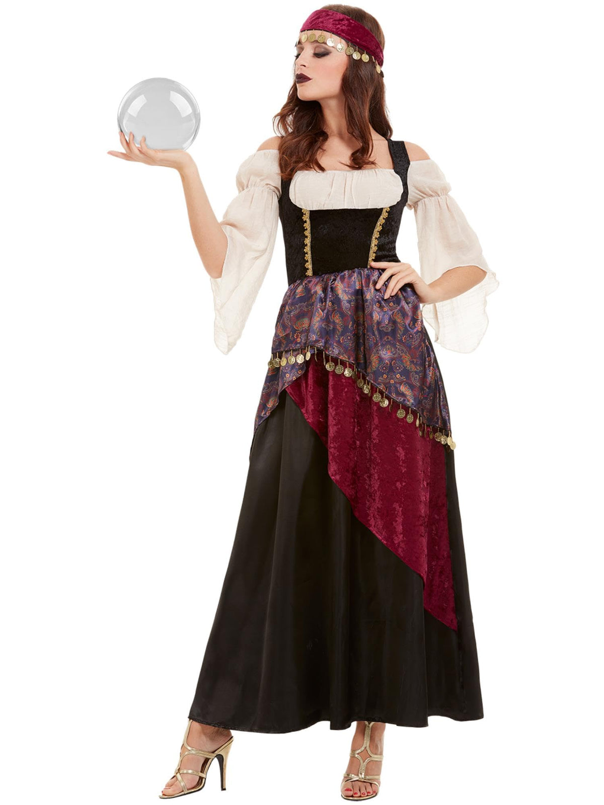 Smiffys - 50953 - Deluxe Fortune Teller Cosutme - Large - US Dress Size -14 / 16