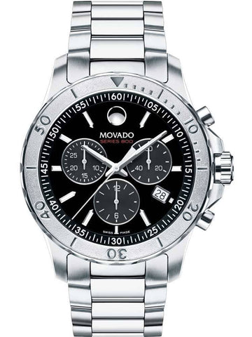 Mens Movado Series 800 Chronograph Watch 2600110