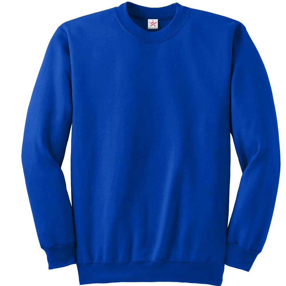 Star and Stripes X-Large ROYAL crew neck cotton sweatshirts durable jumpers unisex fitting
