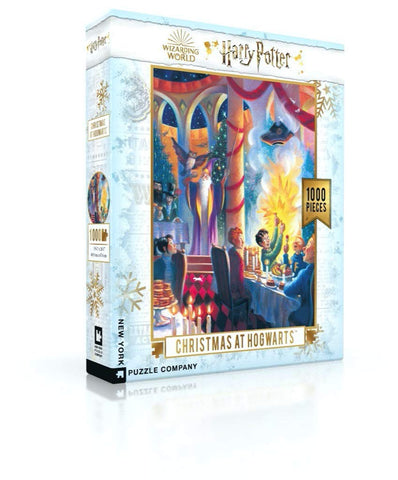 New York Puzzle Company - Harry Potter Christmas at Hogwarts - 1000 Piece Jigsaw Puzzle for Adults by Mary GrandPrÃƒÆ’Ã†â€™Ãƒâ€ Ã¢â‚¬â„¢ÃƒÆ’Ã¢â‚¬Å¡Ãƒâ€šÃ‚Â©