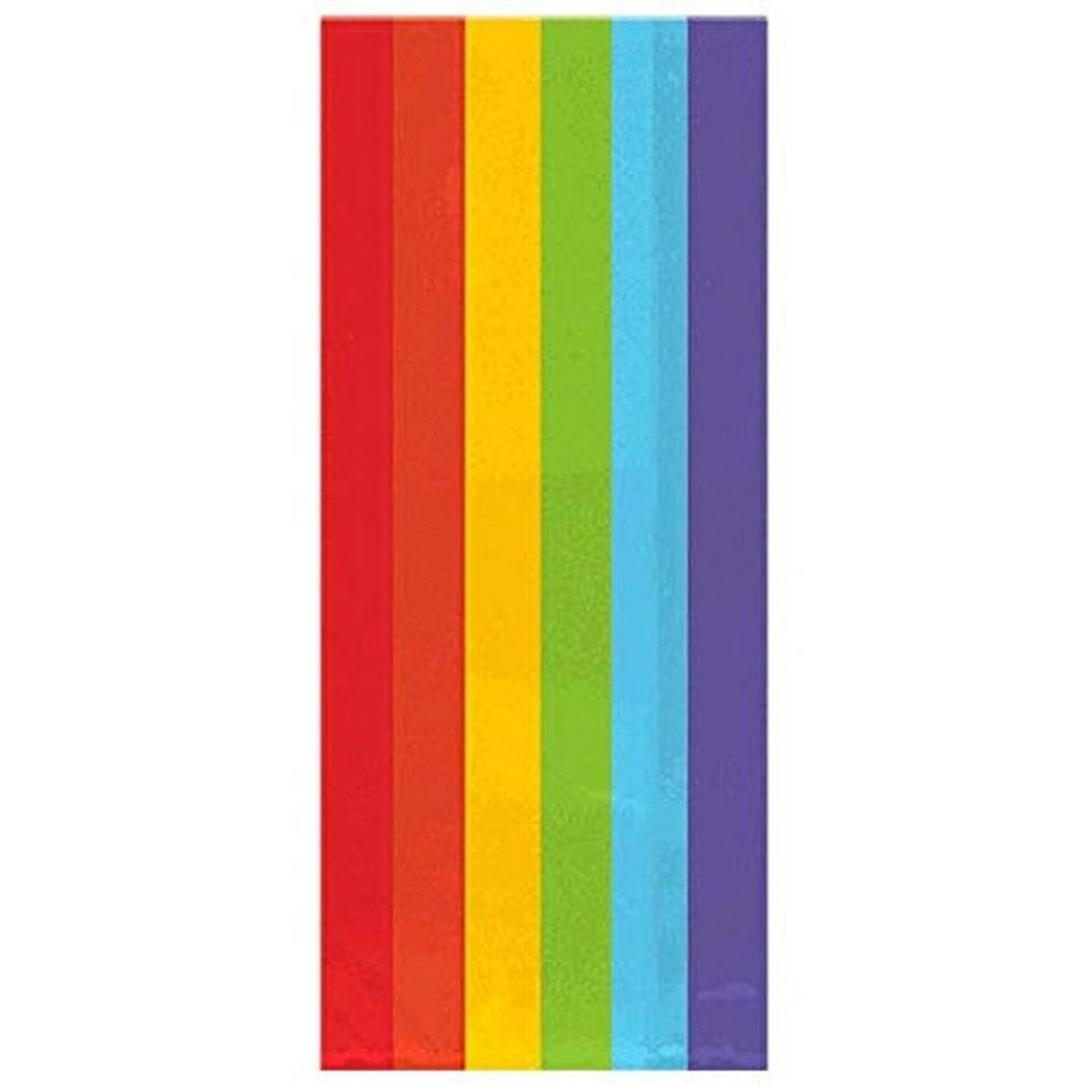 Rainbow Small Cello Party Bags - 9.5" x 4" (25 Pc) - Perfect for Gift Packaging & Event Celebrations