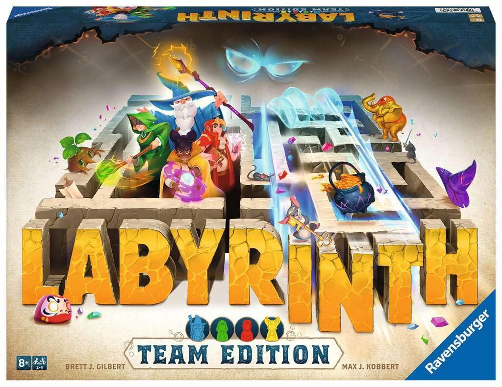 Ravensburger Labyrinth: Team Edition Family Board Games for Kids and Adults Age 8 Years Up