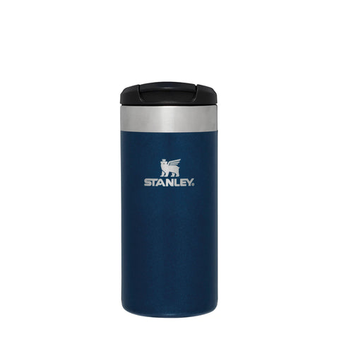 Stanley Aerolight Transit Travel Mug 0.35L - Keeps 4 Hours Hot - 6 Hours Cold - Dishwasher Safe - Leakproof - Car Cup Holder Compatible - Insulated Coffee Cup - Royal Blue Metallic